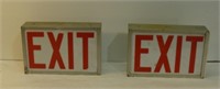 Two EXIT Signs