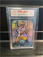 Jayden Daniels LSU Football Rookie Card Graded 10