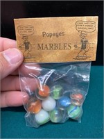 Vintage Popeye Marbles MIB MIP