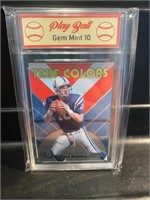 Peyton Manning True Colors Card Graded Gem Mint 10