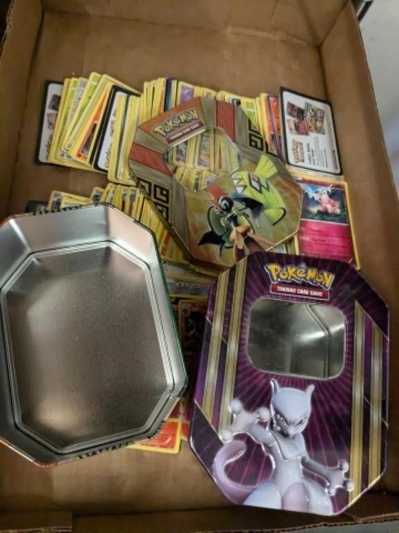 POKEMON CARDS AND TINS