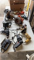 Group of 12 Used Electric Tools
