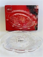 NIP Mikasa Holiday Lights Sweet Dish 9 Inch