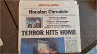 Houston Chronicle September 12, 2001 (911)