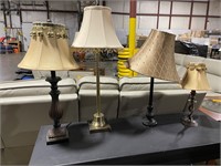 4 - assorted lamps