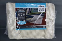 At Home Non-Slip Rug Pad for 5' x 8' Rugs