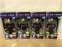 4 Star Trek First Contact 9" Dolls