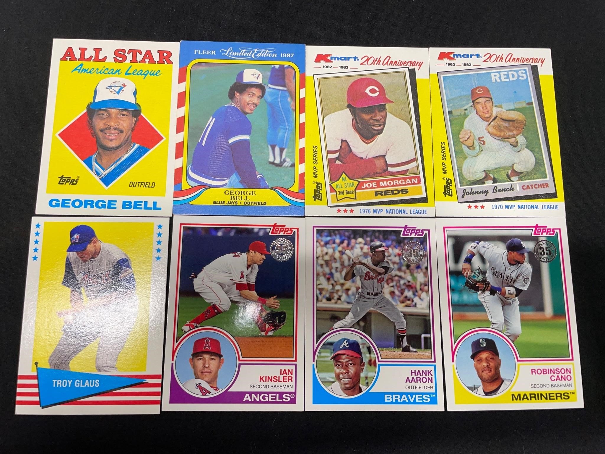 Collection Of 8 MLB Cards