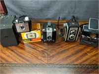 Lot of Vintage Cameras (Eastman/Brownie/Polaroid)