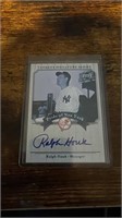 Ralph Houk Autographed 2003 UD NY Yankees Series S