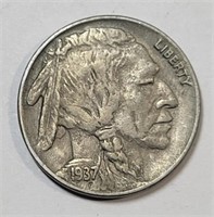 1937-D 3-Legged Buffalo Nickel