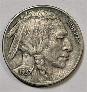 1937-D 3-Legged Buffalo Nickel