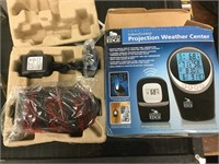 Indoor outdoor projection weather Center appears