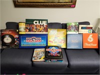 Board games & puzzles. Basement toys.