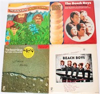 Lot 4 Vintage Beach Boys LP Vinyl Albums Records