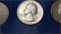 1936 D Washington Quarter High Grade From A Set