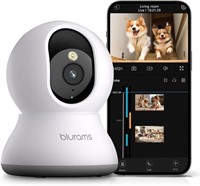 blurams Pet Camera 2K, 360° Indoor Security Camera