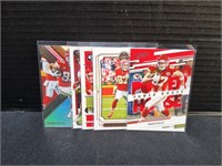 (5) Travis Kelce Football Trading Cards