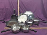Large Lot of Pots and Pans w/ Revere Ware