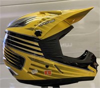 Fulmer Motocross Large Helmet (Yellow)