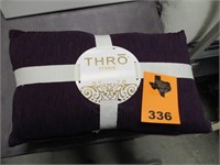 (2) Decorative Throw Pillows by Thro