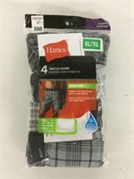 HANES MEN'S BOXERS 4 SET SIZE XL