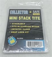 (J) Collectors safe Mini stack card packages.