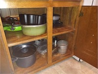 Lot of assorted cookware and more including