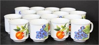 French Porcelain Demi Tasse Cups