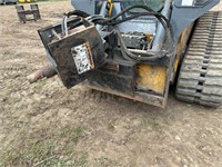 Skid Steer Auger Driver Attachment
