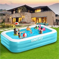Inflatable Pool for Kids and Adults, Elinoover 120