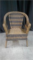 WICKER PATIO CHAIR