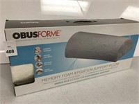 OBUS FORME MEMORY FOAM 4 POSITION SUPPORT PILLOW