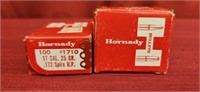 Hornady 17 cal 25 gr ammunition, Qty 200, boxes
