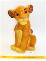 Disney Lion King Simba cookie jar by Treasure