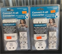 2- Conair TravelSmart Convert-it-Add Converter