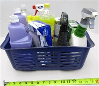 Small Basket of Cleaners - Most Partial Bottles