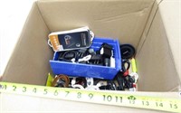 Box of Misc. Power Cords & More