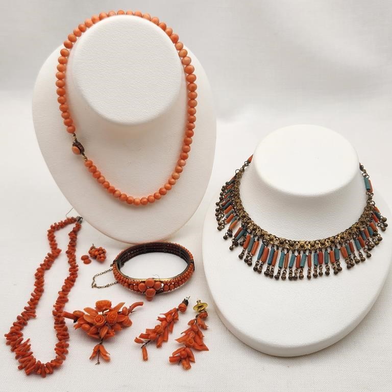 Coral Vintage Jewelry