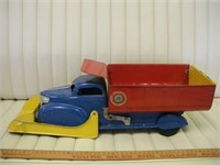 1940 MARX LUMAR CONTRACTORS TOY PRESSED STEEL DUMP