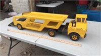 Tonka-mighty car carrier truck- die cast