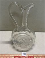 NICE VINTAGE COIN DOT GLASS PITCHER