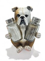 English Bulldog salt & pepper shaker holder
6”