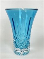 Waterford Blue Crystal Vase