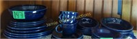 Cobalt Blue Fiesta Dishes, Bowls, Cups Saucers