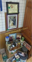 Baker's Chocolate Advertising Items. Wood Crate,