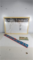 (3) Picture Frame & Signs