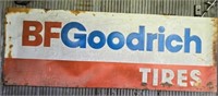 7ft by 30" BF Goodrich tires metal sign