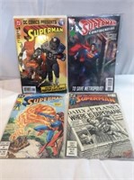 Lot of 4  Superman comic books