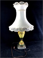 Victorian-era Style Lamp and Decorative Shade